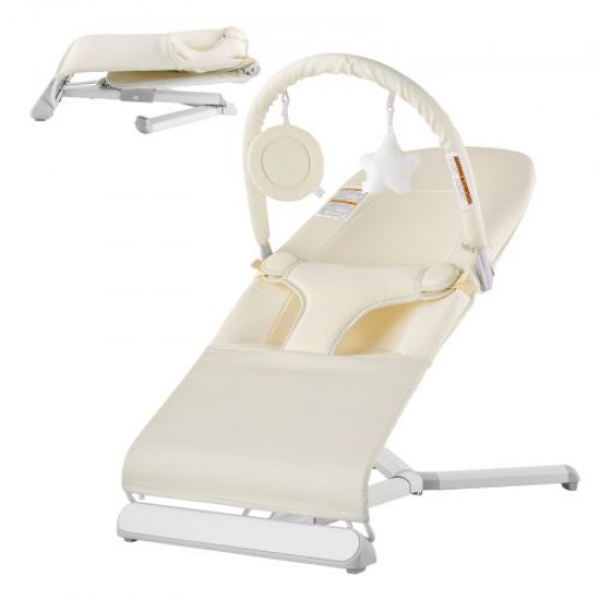 Picture of VEVOR Baby Bouncer Folding Bouncer Seat Chair for Babies with 2 Reclining Angles