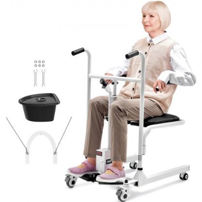 Picture of VEVOR Electric Patient Lift Transfer Chair Electric Lift Wheelchair with Sling