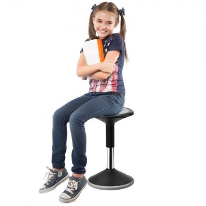 Picture of VEVOR Kids Wobble Chair (17.7-inch High), Active Chair with Sponge Cushion, Wobble Stool Improves Focus, Posture and Calm Children, Ideal for Schools and Home, Age 7-14, Blue