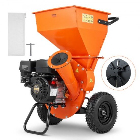 Picture of VEVOR 4.3In x 13.1ft 4in Diameter Wood Chipper Shredder Mulcher Leaf Vacuum Kit