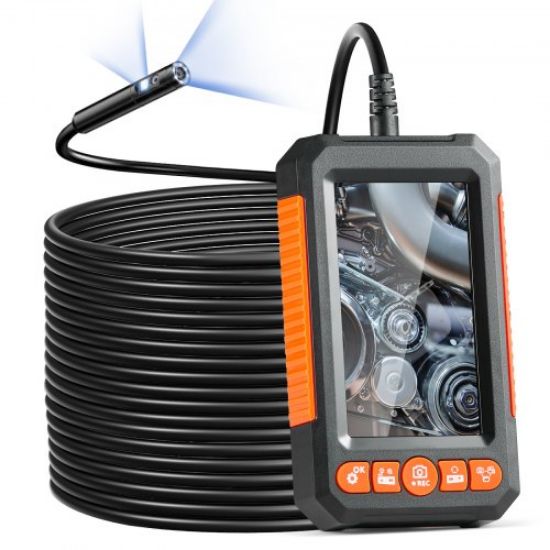 Picture of VEVOR Borescope Triple Lens Endoscope Camera with 4.3" IPS Screen 8 + 2 Lights