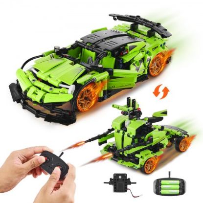 Picture of VEVOR STEM Building Toys for Kids 5 in 1 App & Remote Control Car/Robot 554 PCS