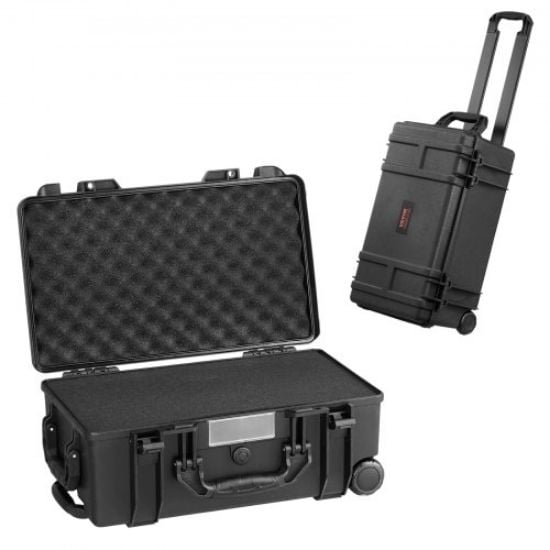 Picture of VEVOR 2.4 Cu.ft Weatherproof Hard Case with Handle Clips Padlock Holes Foam