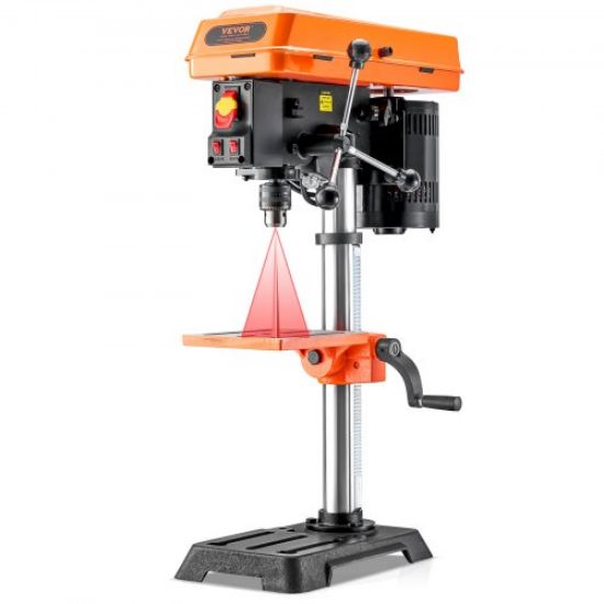 Picture of VEVOR 10in Benchtop Drill Press Tabletop Drilling Machine 610-2800RPM Adjustable