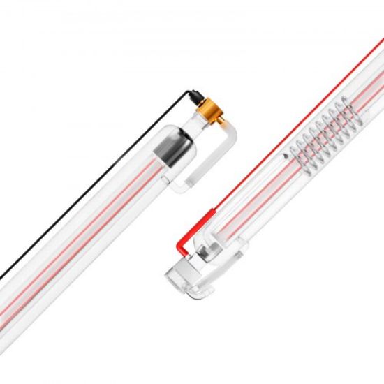 Picture of VEVOR 90W CO2 Laser Tube 49.2 in / 1250 mm Borosilicate Glass Laser Cutter Tube