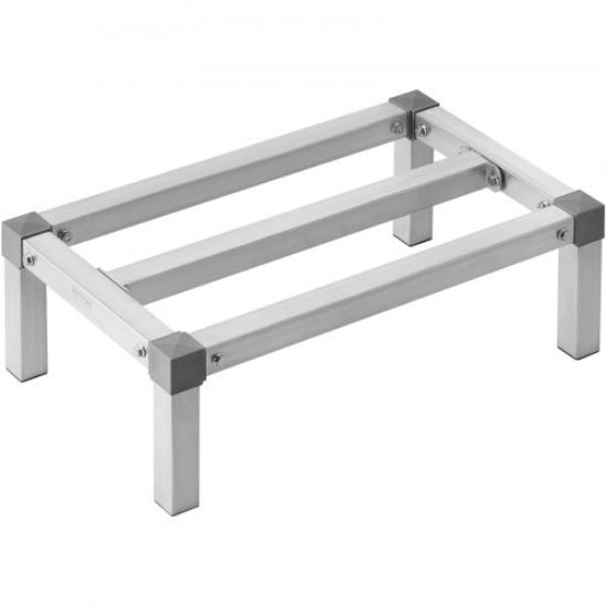 Picture of Newly Upgraded！VEVOR Aluminum Dunnage Rack Stationary Dunnage Rack 48” x 14” x 8” Storage Rack