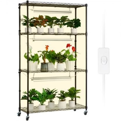 Picture of VEVOR Plant Stand with Grow Light 6 Tiers 180W 70.9" Indoor Plant Grow Shelf