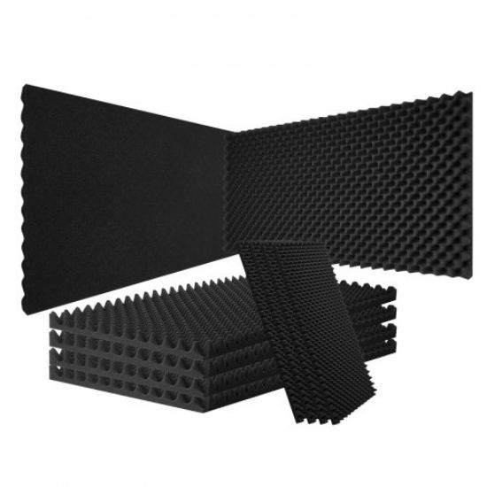 Picture of VEVOR Acoustic Foam Panels 50 Pack 12 x 12 x 2 in for Studio Wall and Ceiling