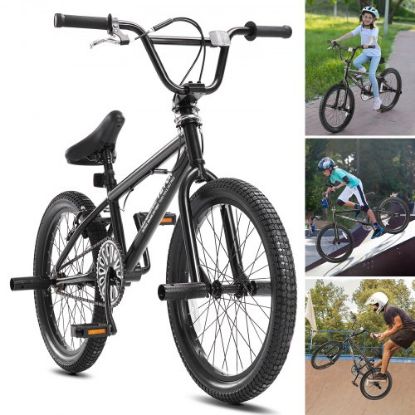 Picture of VEVOR 24-Inch BMX Bike Freestyle Bike Men Kids BMX Bicycle Hi-Ten Steel Frame