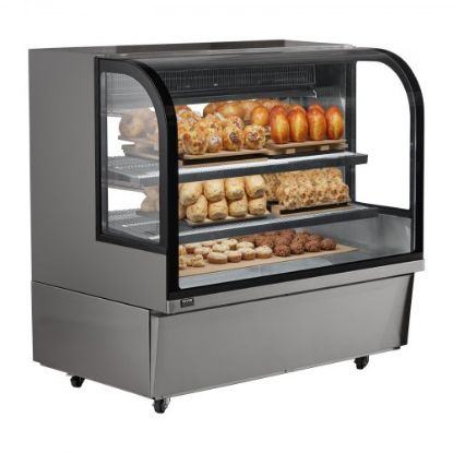 Picture of VEVOR Refrigerated Display Case Bakery Display Fridge Case 32 cu ft/901L 4-Tier