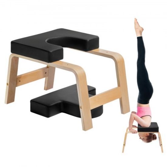 Picture of VEVOR Yoga Headstand Bench Inversion Chair Exercise Workout Fitness Training