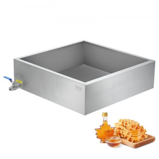 Picture of VEVOR Maple Syrup Evaporator Pan 304 Stainless Steel with Valve for Home Outdoor