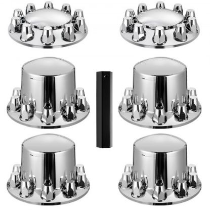 Picture of VEVOR Rear&Front Axle Cover Combo Kit ABS Lug Nut Covers with Nut Cover Tools