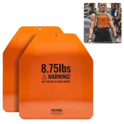 Picture of VEVOR Weight Vest Plates for Strength Training Running Workout 2x8.75 LB Plates