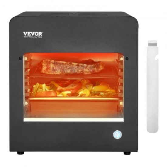 Picture of VEVOR Electric Steak Grill 1800W Smokeless Infrared Broiler Stainless Steel Home