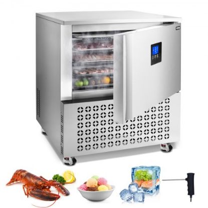 Picture of 114L Commercial Blast Freezer 5 Trays Blast Chiller Chest Seafood Gelato