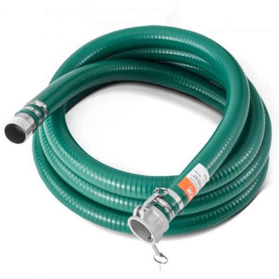 Picture of VEVOR Suction Hose Kit for Water Pump 2 in x 20 ft Green/65 ft Blue Hoses