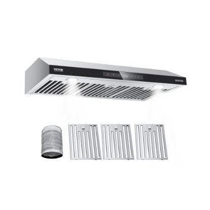 Picture of VEVOR 30" Under Cabinet Range Hood Vent Hood 900CFM Gesture & Touch Control