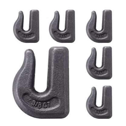 Picture of VEVOR 5/16" Tractor Bucket Hooks Grade 70 Steel Grab Hooks 12,000 lbs for RV UTV