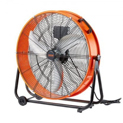 Picture of Drum Fan 24 Inch High Velocity Industrial Use 3-Speed Timer for Warehouse