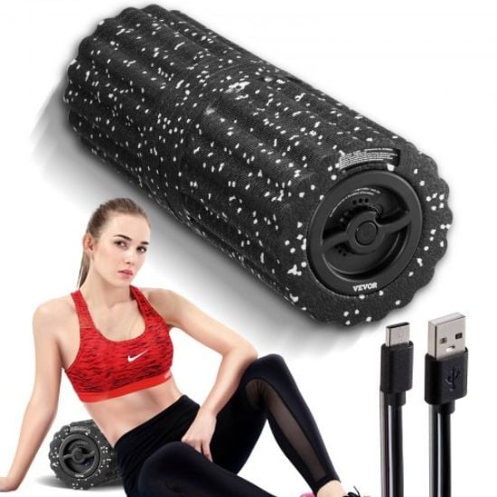 Picture of VEVOR Vibrating Peanut Massage Ball 4 Intensities Rechargeable Massage Roller