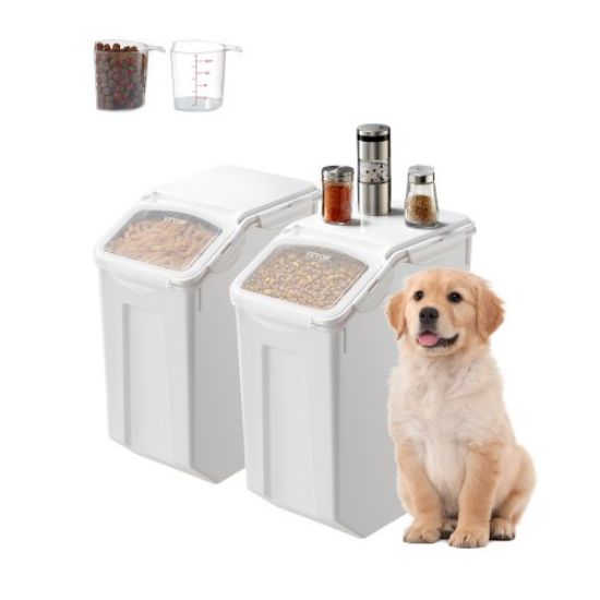 Picture of 3.5Galx2 + 4.5Galx2 Ingredient Storage Container Airtight Kitchen Bin