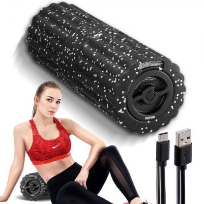 Picture of VEVOR Vibrating Foam Roller 4 Intensities Rechargeable Electric EPP Foam Roller