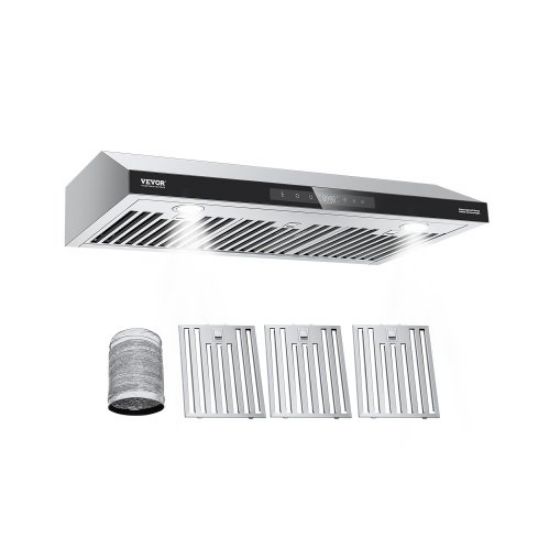 Picture of VEVOR 36" Wall Mount Range Hood Ceiling Mount Vent 800CFM Gesture & Touch Control