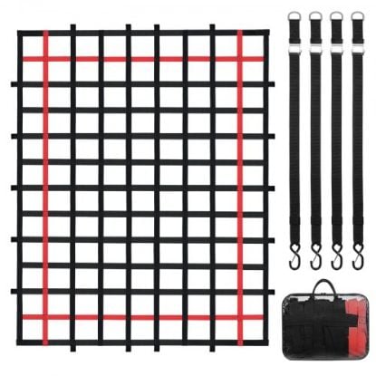 Picture of VEVOR Tailgate Net Pickup Truck Tailgate Net 54" x 18" Adjustable Cross Design